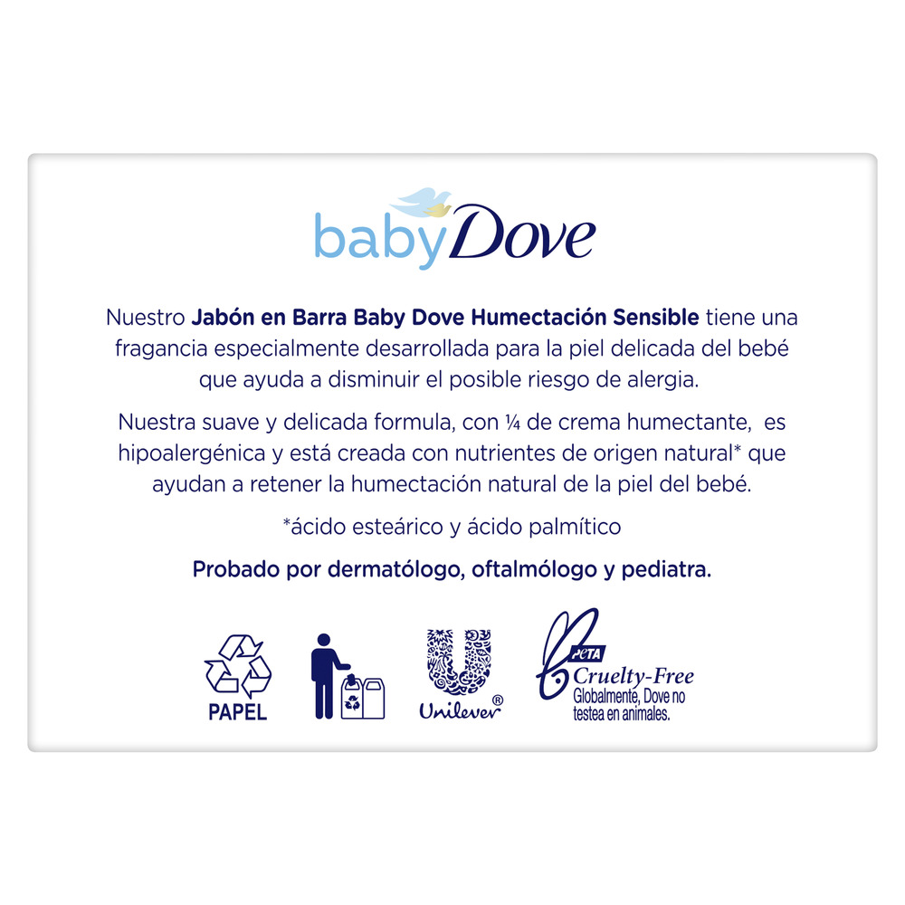 Dove Jabon en Barra Humectación Sensible 75 g