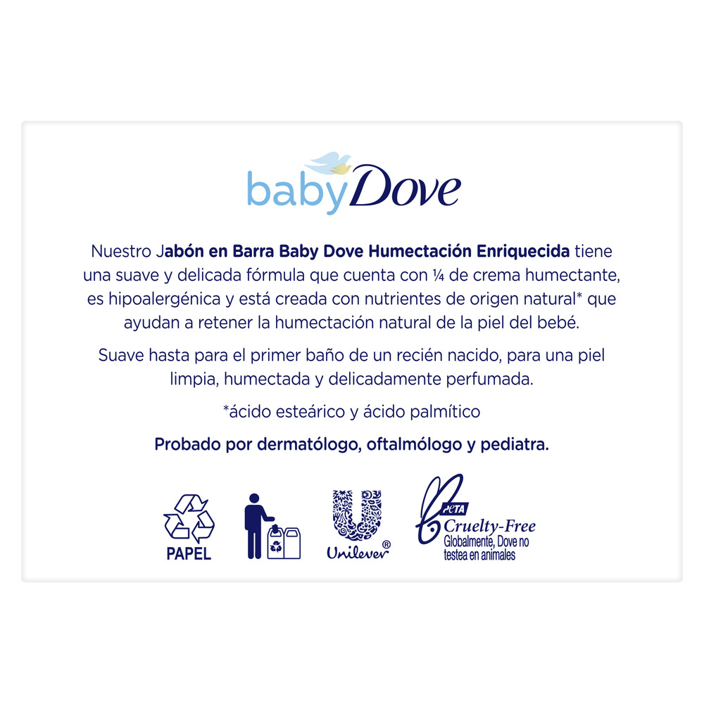 Dove Jabon en Barra Humectación Enriquecida 75 g