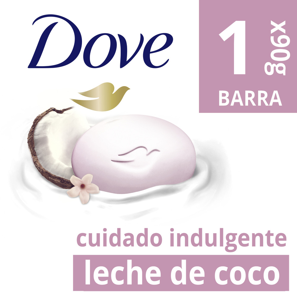 Dove Jabón de Tocador Leche de Coco 90 g