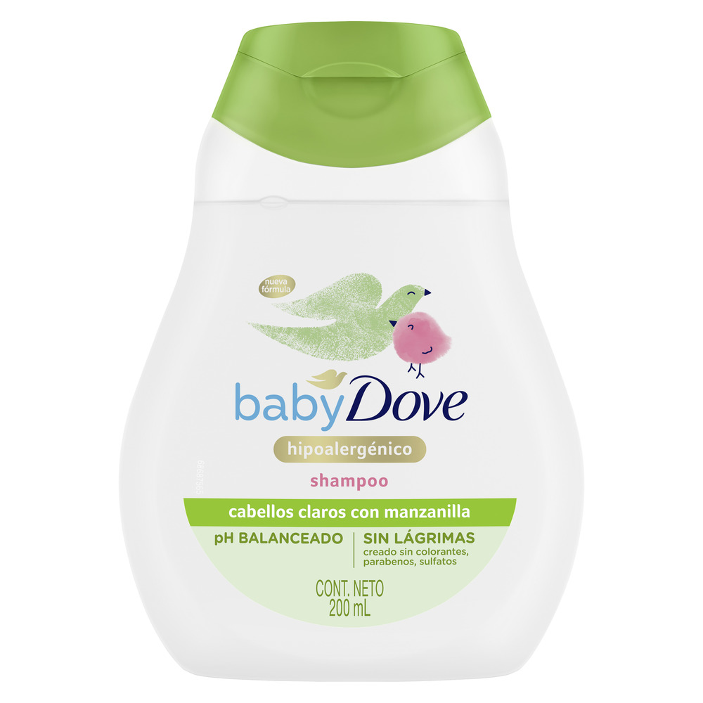 Dove Shampoo Cabello Claro Baby Humectación Enriquecida Ph Neutro 200 ml