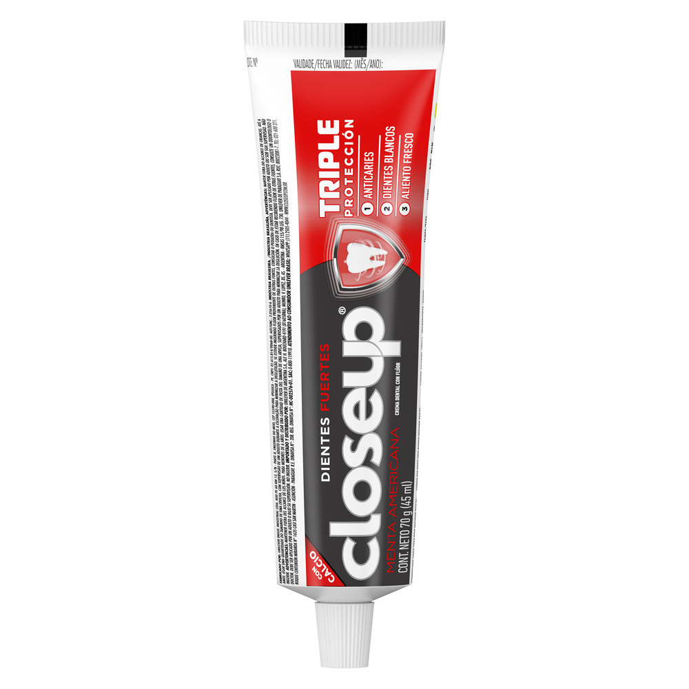 Close Up Pasta Dental Triple Protección Menta Americana 70 g