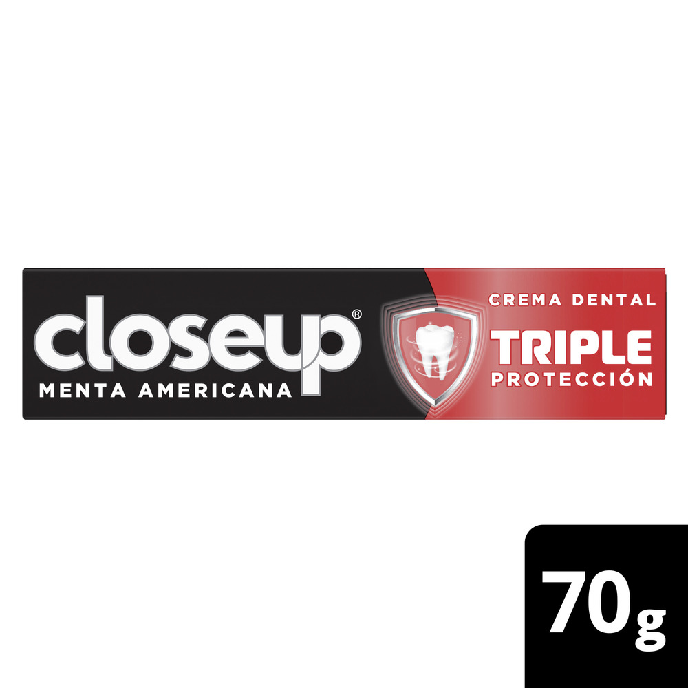 Close Up Pasta Dental Triple Protección Menta Americana 70 g