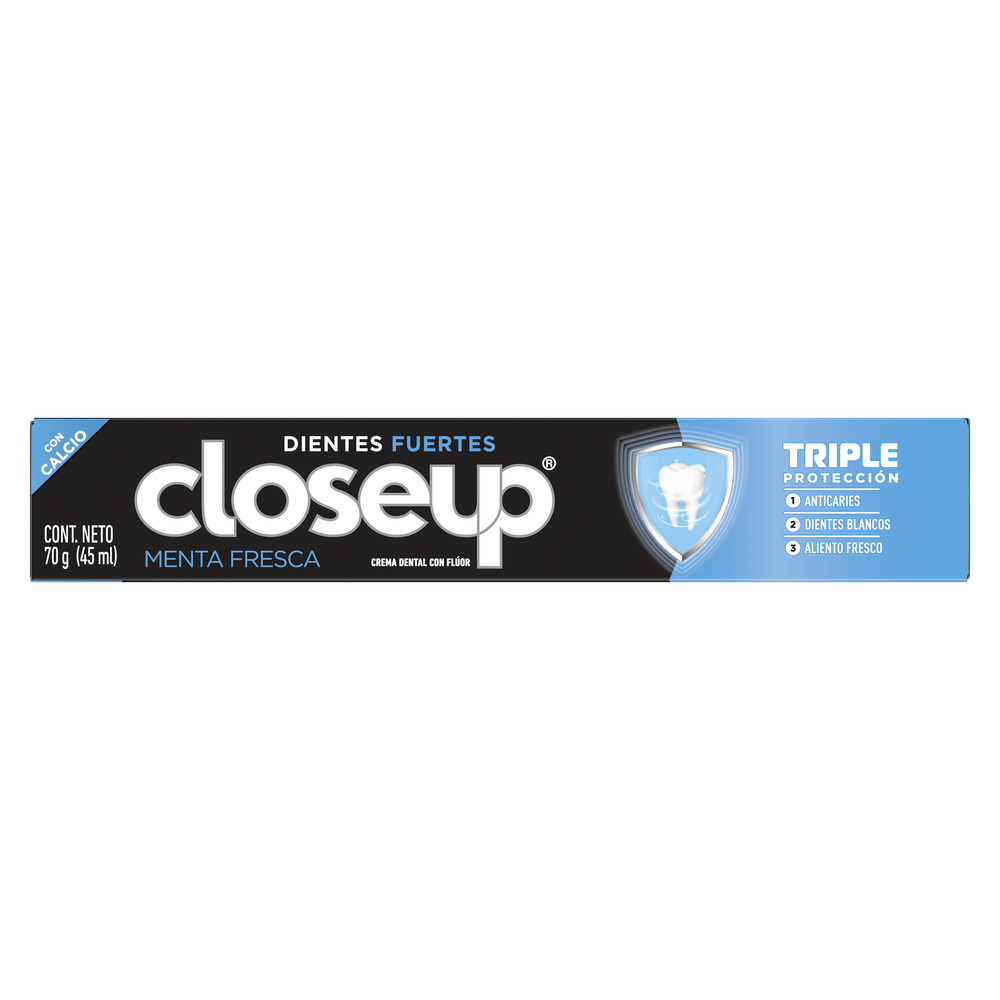 Close Up Pasta Dental Triple Protección Menta Fresca 70 g