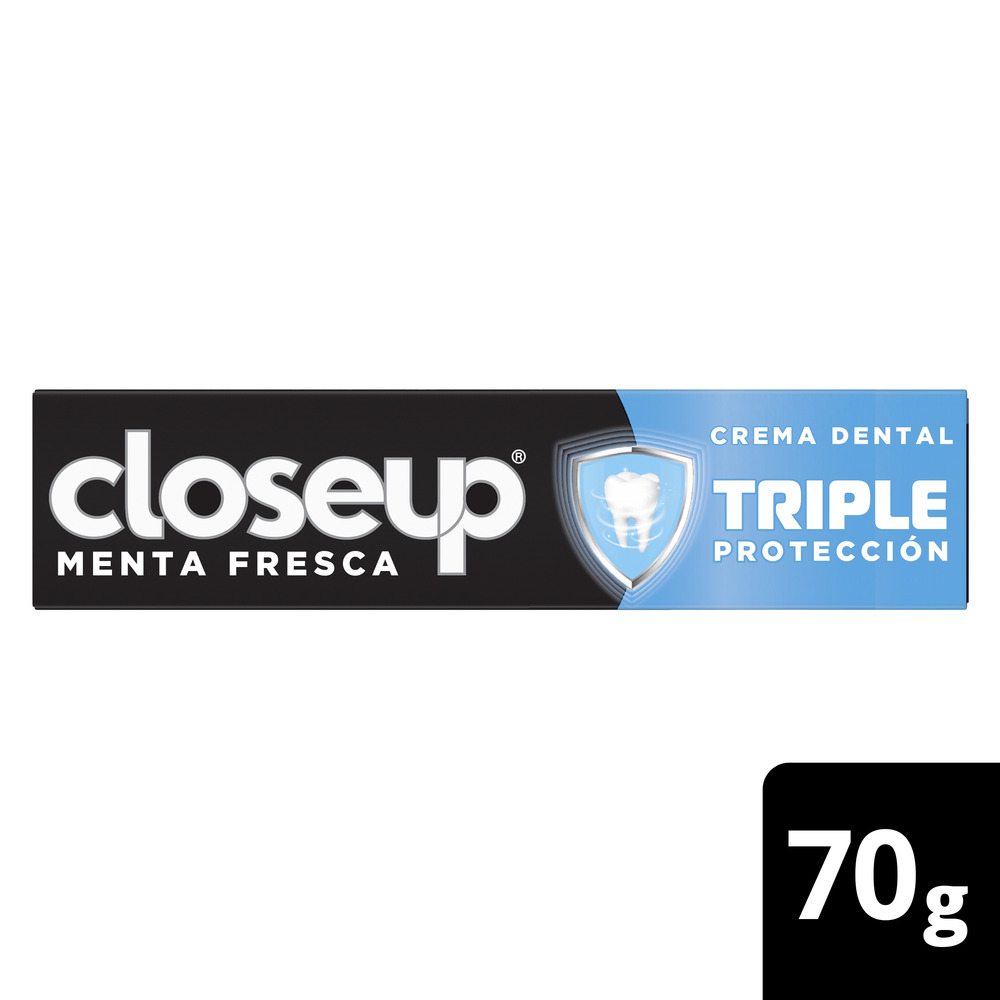 Close Up Pasta Dental Triple Protección Menta Fresca 70 g