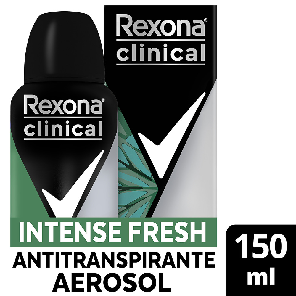 Rexona Antitranspirante en Aerosol Clinical Intense Fresh 150 ml
