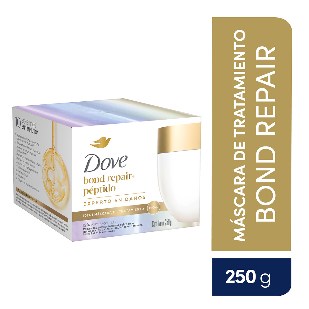 Dove Máscara de Tratamiento Bond Repair + Péptido 250 g