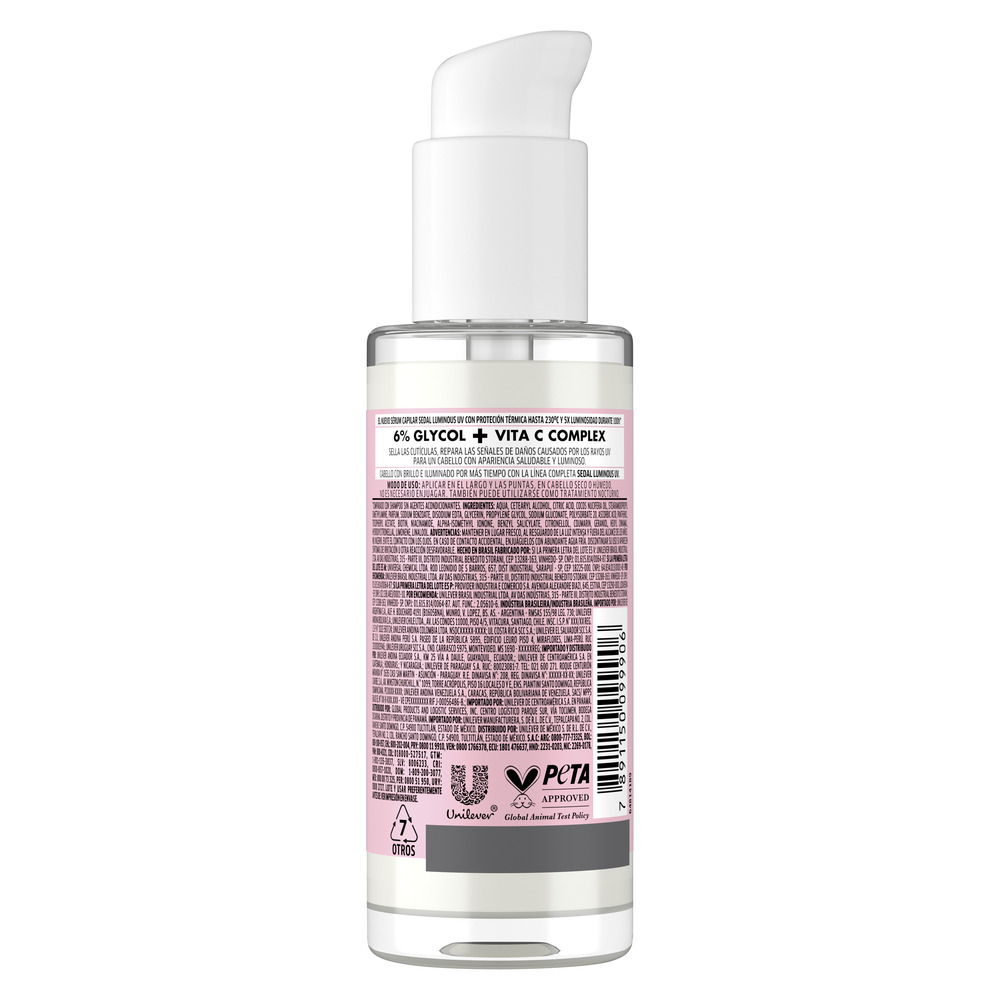 Sedal Sérum Capilar Luminous UV 110 ml