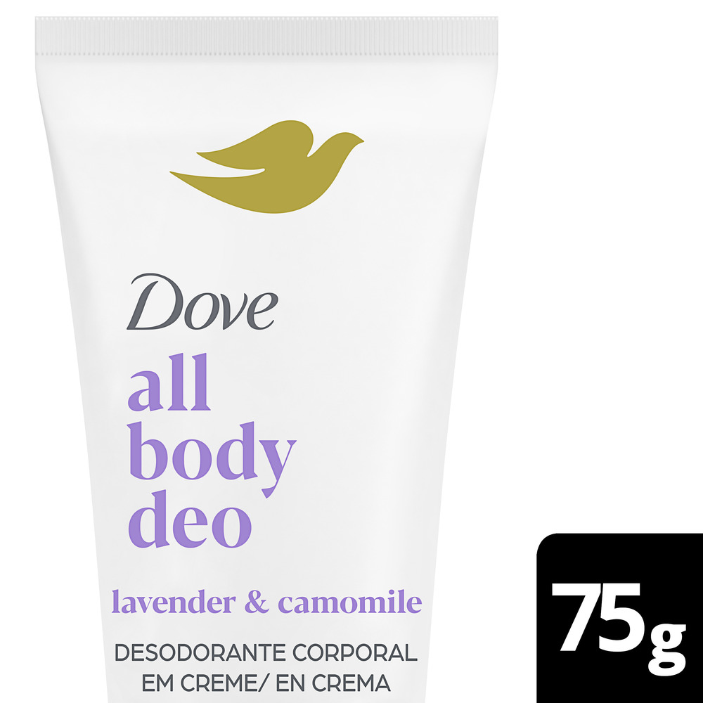 Dove Desodorante en Crema para Todo el Cuerpo All Body Lavender y Camomile 75 ml