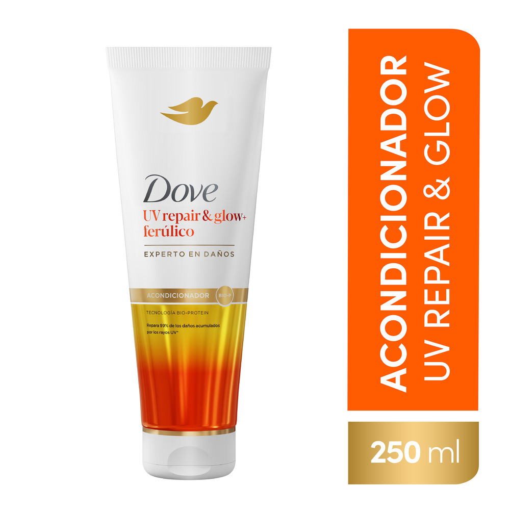 Dove Acondicionador UV Repair y Glow 250 ml