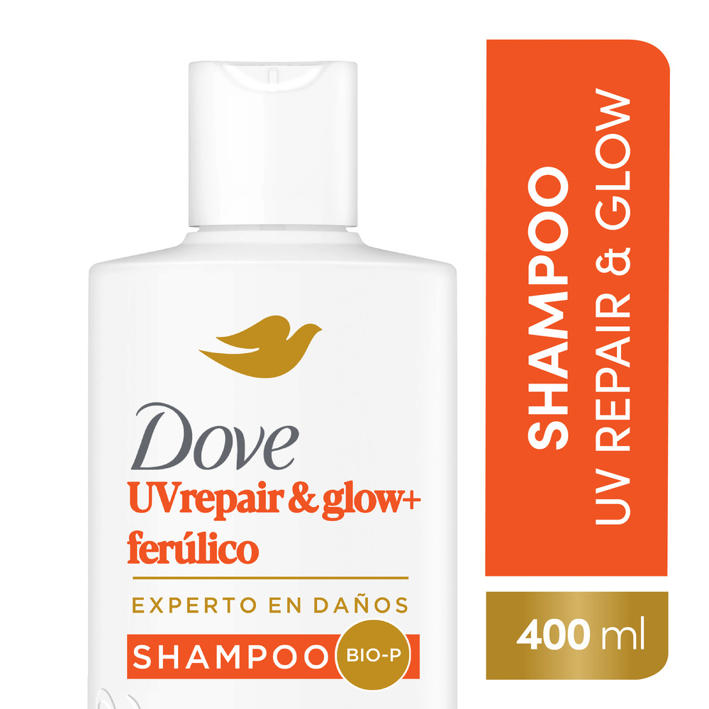 Dove Shampoo UV Repair y Glow 400 ml