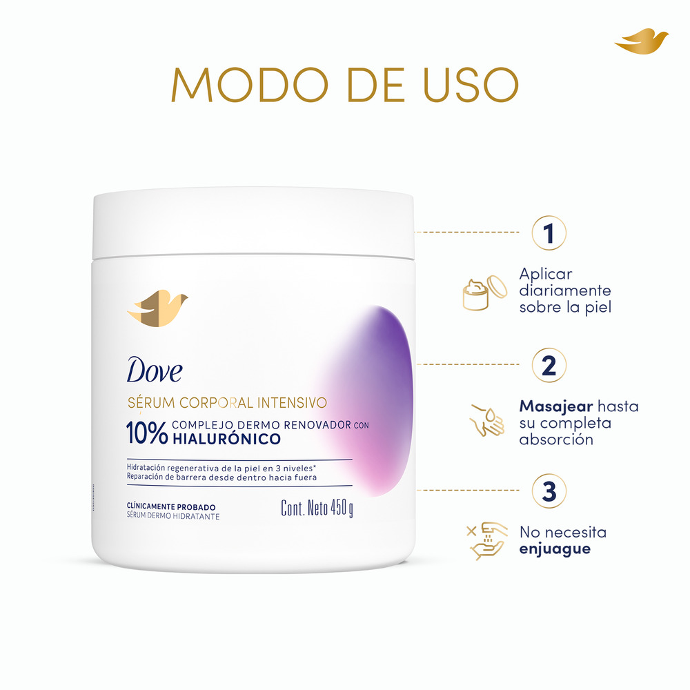 Dove Sérum Corporal Intensivo Hialurónico 450 ml