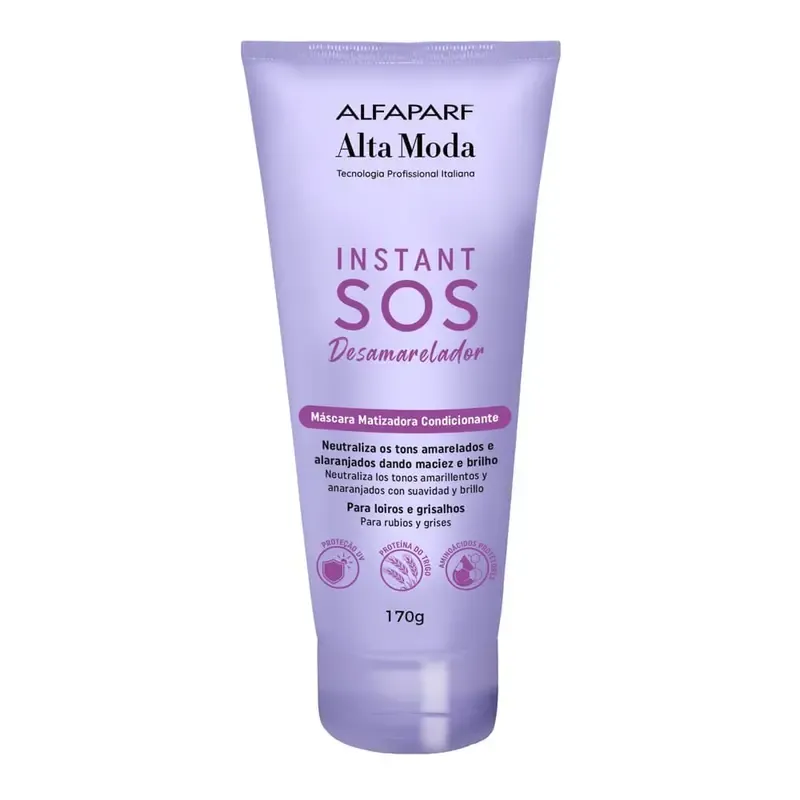 Alta Moda Instant Sos Desamarillador Mascara 170 g